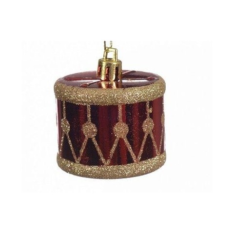 TAMBURO DA APPENDERE RED GOLD 4CM